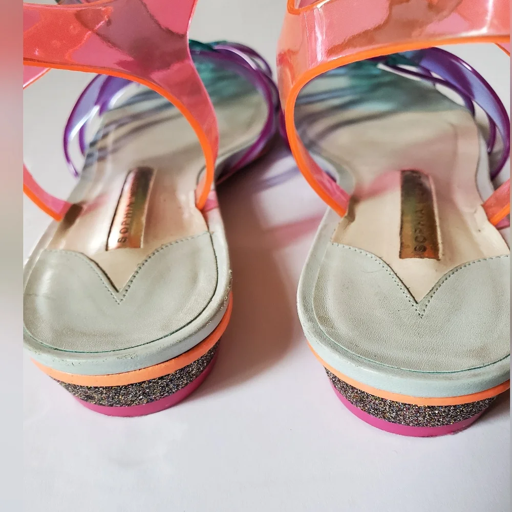 Sophia Webster Violetta Jelly Sandals Size 38 - Picture 4 of 6